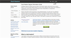 Desktop Screenshot of dualmasters.org