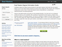 Tablet Screenshot of dualmasters.org